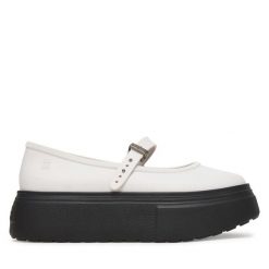 Baleriny Melissa. Białe baleriny damskie Melissa, bez wzorów, bez obcasa. Za 498.99 zł.