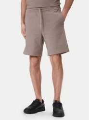 HUGO Szorty sportowe Dinkoe 50535260 Beżowy Relaxed Fit. Brązowe krótkie spodenki sportowe męskie Hugo, m, bez wzorów, z bawełny. Za 429.99 zł.