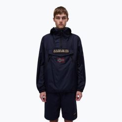 Kurtka przeciwdeszczowa męska Napapijri Rainforest WB PKT V2. Niebieskie kurtki sportowe męskie Napapijri, m, bez wzorów, trekkingowe. Za 549.99 zł.