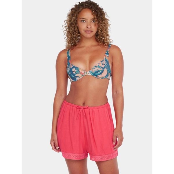 Szorty damskie O'Neill Essentials Embroidery. Czerwone szorty damskie O'Neill, na lato, s, bez wzorów. Za 239.00 zł.