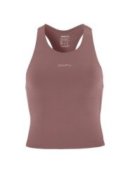 Craft Hypervent Cropped Pocket Singlet W – lekka koszulka do biegania – Flint. Szare koszulki sportowe damskie Craft, l, bez wzorów, z materiału, bez kołnierzyka, bez ramiączek, do biegania. Za 260.50 zł.
