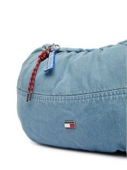 Tommy Hilfiger Torebka Tjw Icon Charms Denim Hobo AW0AW19259 Niebieski. Niebieskie torebki do ręki damskie Tommy Hilfiger, bez wzorów, z denimu, bez dodatków. Za 489.99 zł.