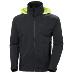 Kurtka wodoodporna Helly Hansen HP Foil Shell 2.0. Brązowe kurtki męskie Helly Hansen, l, bez wzorów, sportowe, bez kaptura. Za 1,329.00 zł.