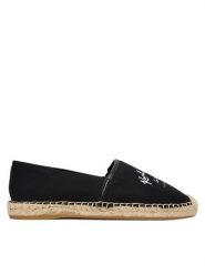 KARL LAGERFELD Espadryle Kamini KL80110A Czarny. Czarne espadryle damskie KARL LAGERFELD, bez wzorów, z materiału, bez obcasa, bez zapięcia. Za 659.99 zł.