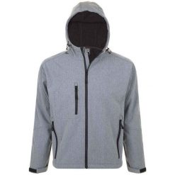 Męska Kurtka Soft Shell Replay Z Kapturem. Szare kurtki sportowe męskie SOL'S, l, bez wzorów, trekkingowe. Za 281.99 zł.