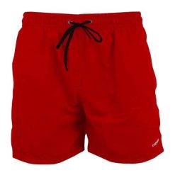 Szorty Kąpielowe Męskie 300/400. Czerwone kąpielówki męskie CROWELL, m, bez wzorów, trekkingowe. Za 99.99 zł.