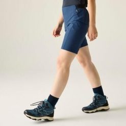 Damskie szorty Pentre Lite. Niebieskie szorty sportowe damskie Regatta, na lato, bez wzorów, z elastanu, sportowe, trekkingowe. Za 279.99 zł.