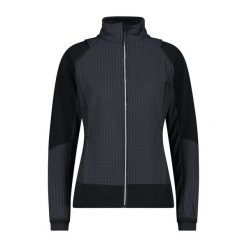 Kurtka damska turystyczna CMP 34A2356. Czarne kurtki damskie CMP, l, bez wzorów, z softshellu, z kapturem. Za 425.00 zł.