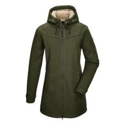 Damska parka z polaru Killtec GW 37. Zielone parki damskie KILLTEC, na zimę, bez wzorów, z polaru, bez kaptura. Za 524.20 zł.