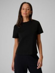 4F T-shirt regular gładki damski - czarny L. Czarne t-shirty damskie 4f, l, bez wzorów, z materiału, bez kołnierzyka. Za 79.99 zł.