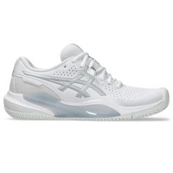Damskie buty do tenisa Asics Gel-Challenger 15 Clay. Białe obuwie sportowe damskie Asics, bez wzorów, z materiału, na fitness i siłownię. Za 507.50 zł.