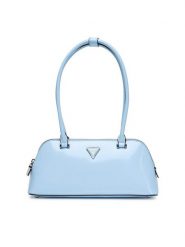 Guess Torebka Arnela HWNY94 96080 Błękitny. Niebieskie torebki do ręki damskie Guess, z aplikacjami, ze skóry, bez dodatków. Za 349.99 zł.