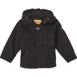 Bluza w kolorze czarnym. Czarne bluzy dla niemowląt Steiff, z aplikacjami, bez ramiączek, bez kaptura. W wyprzedaży za 68.95 zł.