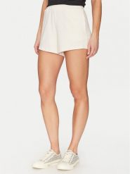 Guess Szorty materiałowe O5GD06 KCQP2 Niebieski Regular Fit. Niebieskie szorty damskie Guess, s, z aplikacjami, z materiału. Za 89.99 zł.