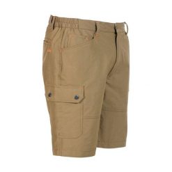 Szorty bermudzkie Idaho Bivouac. Brązowe szorty męskie IDAHO, m, bez wzorów, z materiału, eleganckie. Za 220.00 zł.