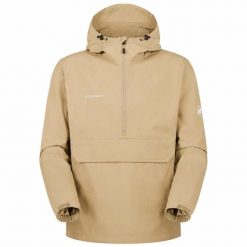 Kurtka Mammut Hiking Wb Hooded Anorak Dorośli. Brązowe kurtki męskie Mammut, m, bez wzorów, z poliamidu, outdoorowe. Za 727.99 zł.