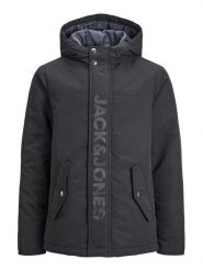 Jack & Jones Junior Kurtka zimowa 12237517 Czarny Regular Fit. Czarne buty zimowe chłopięce Jack & Jones Junior, na zimę, bez wzorów, z syntetyku, bez kaptura. Za 149.99 zł.