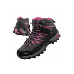 Buty damskie trekkingowe CMP Rigel wodoodporne. Czarne obuwie sportowe damskie CMP. Za 359.99 zł.