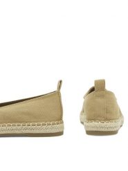 DeeZee Espadryle WSS21182-01 Beżowy. Brązowe espadryle damskie DeeZee, bez wzorów, z materiału, bez obcasa, bez zapięcia. Za 62.99 zł.