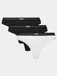 BOSS Komplet stringów 50510030 Biały. Białe stringi damskie Boss, xl, bez wzorów, z bawełny. Za 150.99 zł.