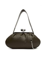 Weekend Max Mara Torebka Cubico 2525516194600 Khaki. Brązowe torebki do ręki damskie Weekend Max Mara, bez wzorów, ze skóry, wizytowe, bez dodatków. Za 1,819.00 zł.