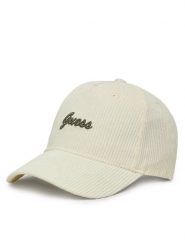 Guess Czapka z daszkiem V5BZ10 WF760 Écru. Rękawiczki damskie Guess, z aplikacjami, z materiału. Za 119.99 zł.