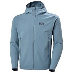 Kurtka turystyczna Helly Hansen Cascade Shield. Niebieskie kurtki męskie Helly Hansen, bez wzorów, sportowe, bez kaptura. Za 718.00 zł.