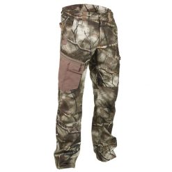 Spodnie myśliwskie Solognac Respi 500 camo treemetic. Brązowe spodnie sportowe męskie SOLOGNAC, m, bez wzorów, z bawełny, outdoorowe. Za 169.99 zł.