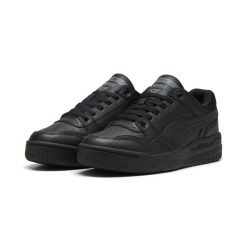 Sneakersy unisex Rebound Retro PUMA Black Cool Dark Gray. Czarne obuwie sportowe damskie Puma, bez wzorów, z syntetyku, do koszykówki. Za 359.00 zł.