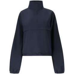 Kurtka polarowa damska z półzamkiem Athlecia Carley. Niebieskie kurtki damskie Athlecia, bez wzorów, z polaru, bez kaptura. Za 315.00 zł.