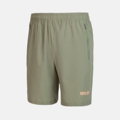 Spodenki do biegania Dufour. Czerwone krótkie spodenki sportowe męskie IZAS, bez wzorów, do biegania. Za 165.17 zł.