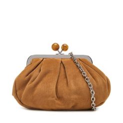 Torebka Weekend Max Mara. Brązowe torebki do ręki damskie Weekend Max Mara, bez wzorów, wizytowe, bez dodatków. Za 1,239.00 zł.