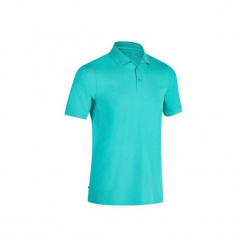 Koszulka polo do golfa 900 męska. Niebieskie koszulki polo męskie INESIS, z elastanu. W wyprzedaży za 59.99 zł.
