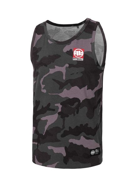 Tank męski Pitbull Top Slim Fit Dog 89. Czarne t-shirty męskie PITBULL, na lato, m, z aplikacjami, z bawełny, klasyczne, bez kołnierzyka. Za 89.00 zł.
