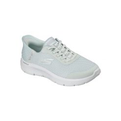 Buty SKECHERS GO WALK FLEX GRAND ENTRY Zielony. Zielone obuwie sportowe damskie Skechers, bez wzorów, z tkaniny, trekkingowe, Skechers Sport. Za 332.99 zł.