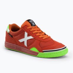 Buty piłkarskie męskie MUNICH Gresca. Brązowe buty sportowe męskie munich, bez zapięcia, do piłki nożnej. Za 279.99 zł.