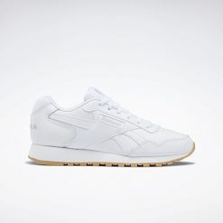 Buty Reebok Glide Białe. Białe obuwie sportowe damskie Reebok, bez wzorów, z materiału, trekkingowe. Za 199.00 zł.