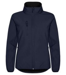 Clique Klasyczna Kurtka Softshell Damska - 3-warstwowa, poliester z recyklingu. Niebieskie kurtki damskie CLIQUE, m, bez wzorów, z poliesteru, bez kaptura. Za 265.94 zł.