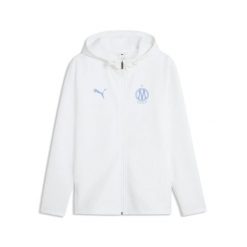 Kurtka treningowa OM Softshell 2026/27. Białe kurtki męskie Puma, xl, bez wzorów, z materiału, eleganckie, bez kaptura. Za 517.50 zł.