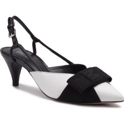 Sandały MICHAEL MICHAEL KORS - Ames Closed Toe 40T9AMMP1L Optic White. Czarne klapki damskie MICHAEL Michael Kors, bez wzorów, ze skóry, bez obcasa, na obcasie, bez zapięcia. Za 579.00 zł.
