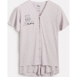 Piżama Kubuś Puchatek - Jasny szary. Piżamy damskie marki Reserved. Za 79.99 zł.