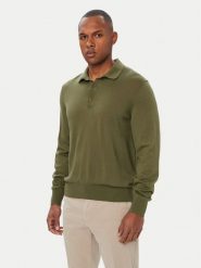 BOSS Polo H-Lancione 50565503 Zielony ciemny Regular Fit. Zielone koszulki polo męskie Boss, m, bez wzorów, z wełny, bez ramiączek. Za 699.99 zł.