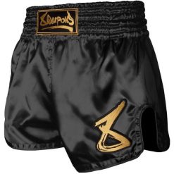 8 Weapons Spodenki Muay Thai Strike Czarne/Złote. Czarne szorty damskie 8 WEAPONS, l, bez wzorów, z satyny, klasyczne. Za 199.00 zł.