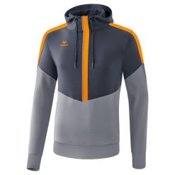 Bluza dziecięca z kapturem Erima Squad. Brązowe bluzy dla chłopców Erima, bez wzorów, bez ramiączek, z kapturem. Za 165.90 zł.