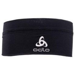 Opaska na głowę do biegania dla dorosłych Odlo Headband Ceramicool. Czarne szaliki i chusty damskie Odlo, bez wzorów. Za 89.83 zł.