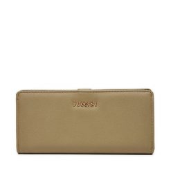 Portfel Puccini. Brązowe portfele damskie Puccini, bez wzorów. Za 82.99 zł.