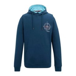 Bluza z kapturem Regatta Cline. Niebieskie bluzy męskie Regatta, m, bez wzorów, z bawełny, z kapturem. Za 119.99 zł.