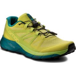 Buty SALOMON - Sense Ride 402501 28 V0 Sulphur Spring/Lime Green/Deep Lake. Zielone buty sportowe męskie Salomon, z materiału. W wyprzedaży za 389.00 zł.