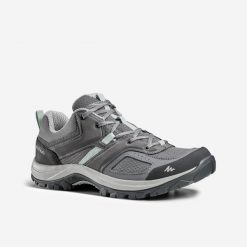 Second Life - Buty turystyczne damskie Quechua MH100 niskie - Stan Doskonały. Zielone trekkingi damskie QUECHUA, outdoorowe. Za 126.99 zł.