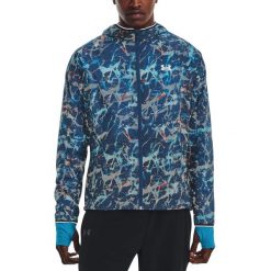 Kurtka do biegania męska Under Armour Storm Outrun Cold. Niebieskie kurtki męskie Under Armour, m, bez wzorów, do biegania. Za 669.00 zł.